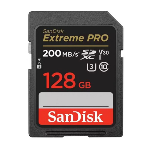 SANDISK CARTÃO EXTREME PRO SDXC 128GB 200MB