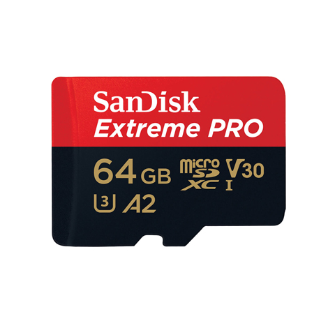 SANDISK CARTÃO EXTREME PRO MICRO SD 64GB 200MB