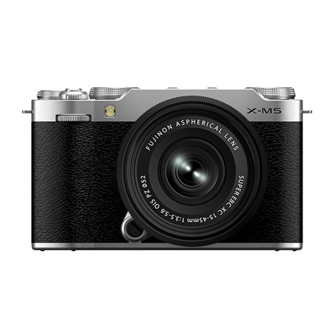 FUJIFILM X-M5+OBJ. XC 15-45MM OIS PZ (SILVER)