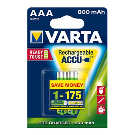 VARTA PILHA 56703 (800 AAA X2)
